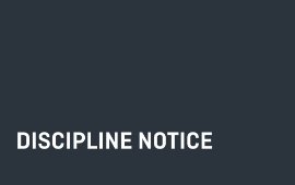 Discipline Notice: Seyed-Ahmad Pishvaei, P.Eng.   